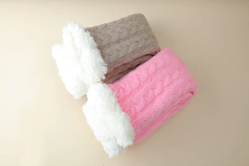 Women Christmas Socks Thickened Warm Coral Fleece Socks
