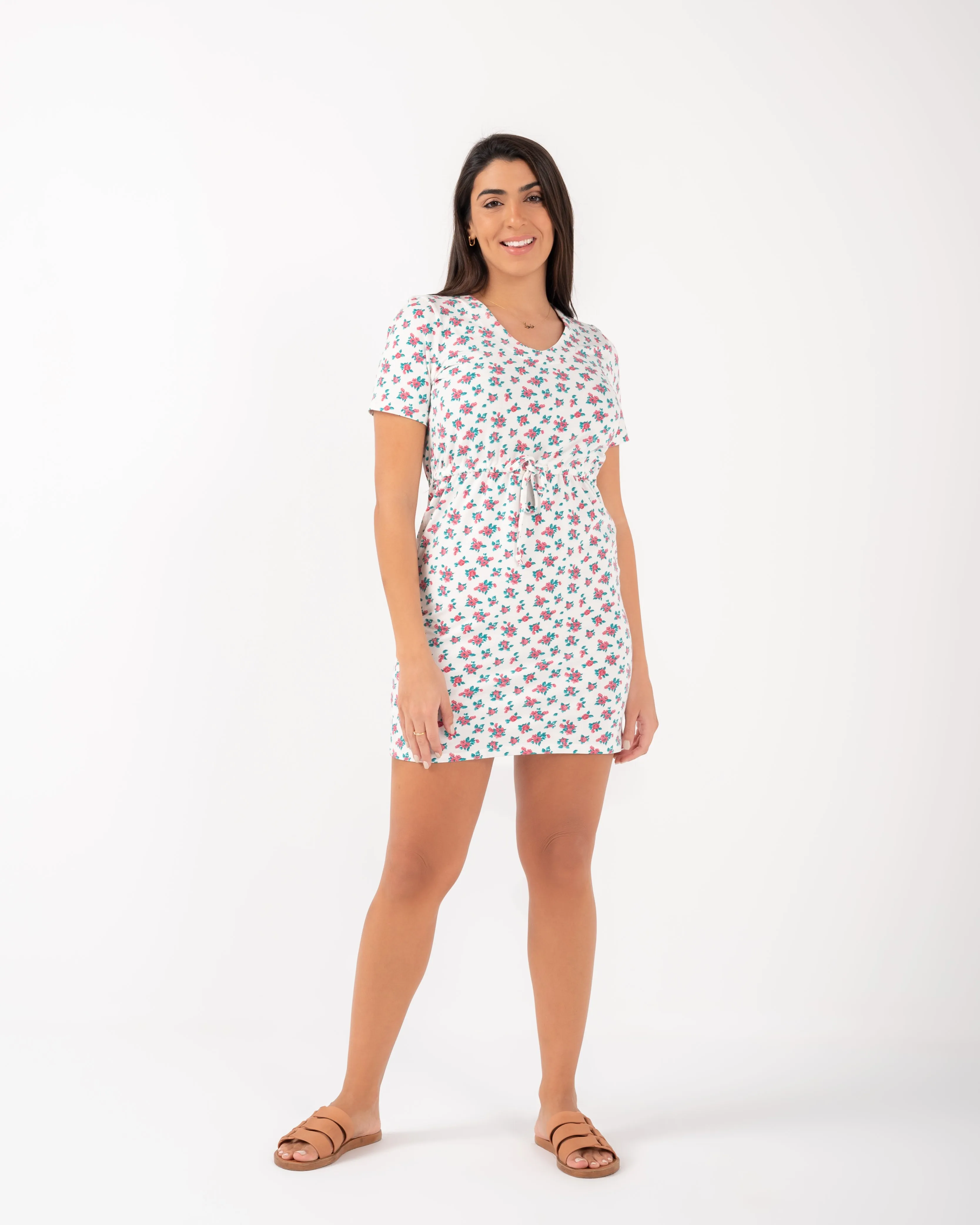 Women printed short dress