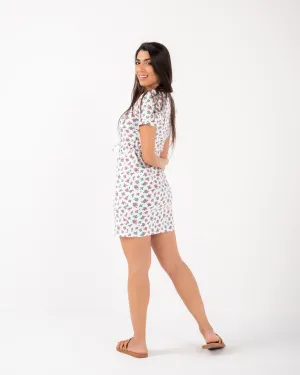 Women printed short dress