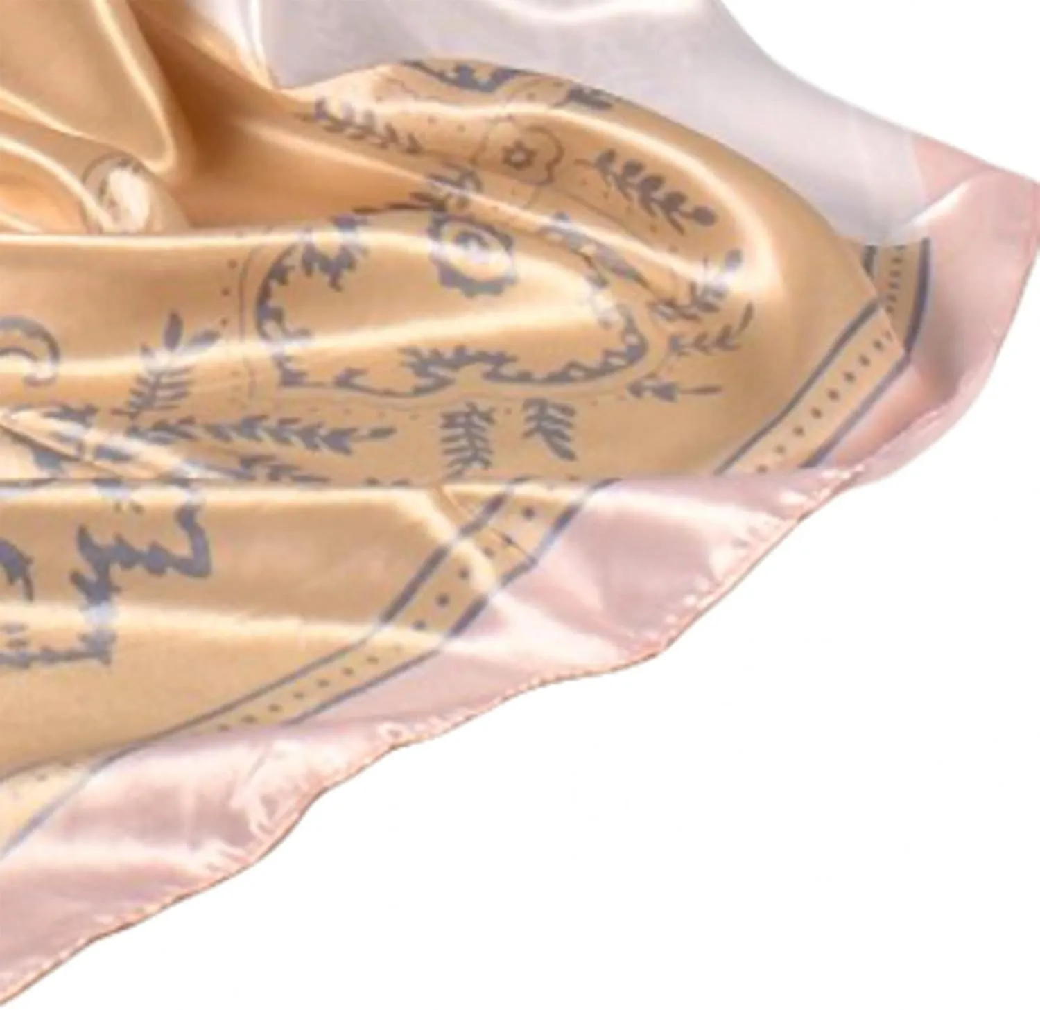 Women Silk Scarves Womens Scarfs Fashion Scarf For Women Womens Spring Summer Prints Satin Cashew Flower Prints