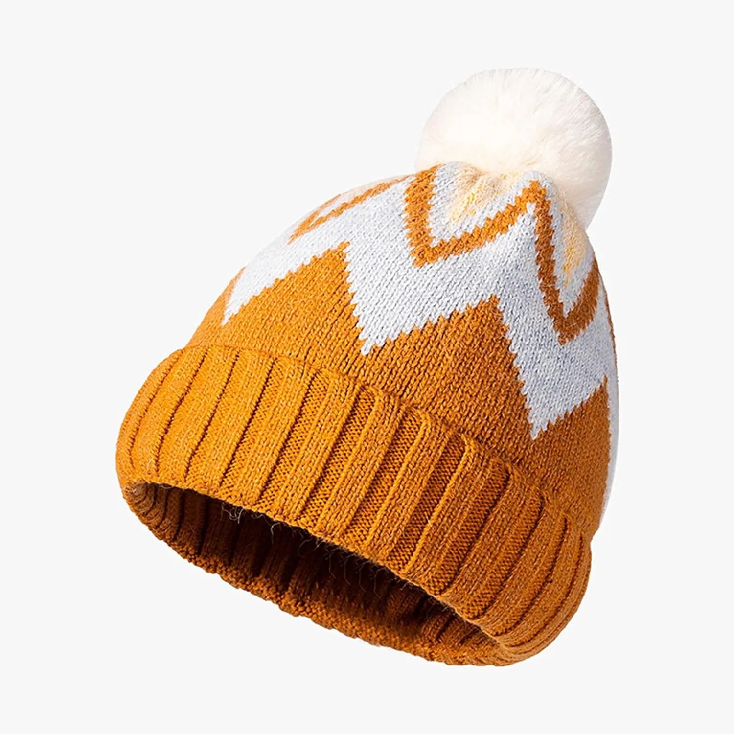 Women Winter Beanie Knitted Pompom Beanie Hats Warm kull Cap Beanie for Women Girls