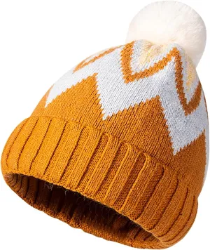 Women Winter Beanie Knitted Pompom Beanie Hats Warm kull Cap Beanie for Women Girls