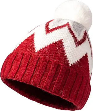 Women Winter Beanie Knitted Pompom Beanie Hats Warm kull Cap Beanie for Women Girls