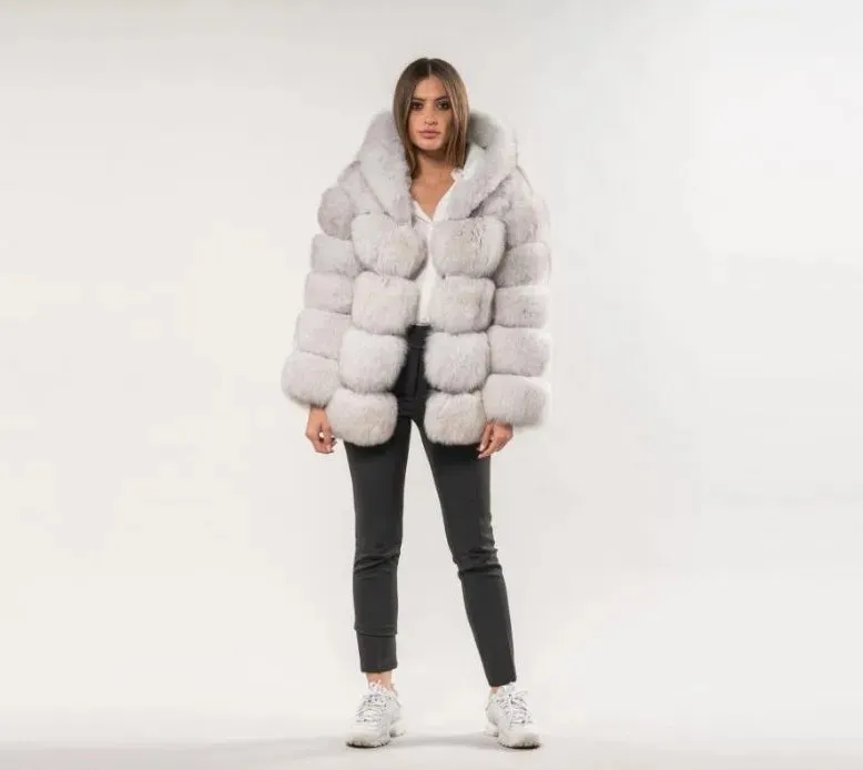 Women Winter Thickened Warm Fur Coat 
Long-sleeve/Hooded