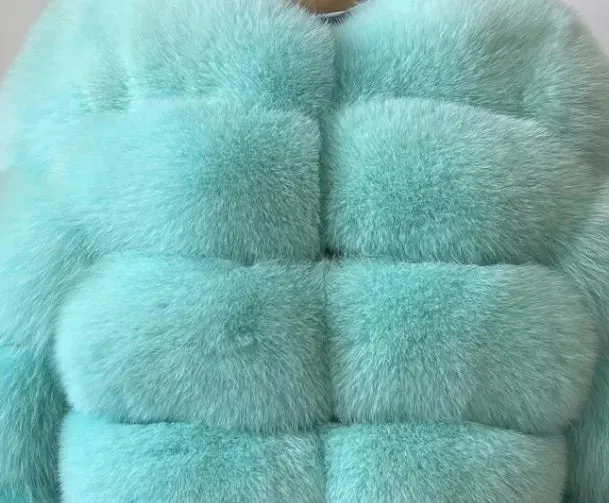 Women Winter Thickened Warm Fur Coat 
Long-sleeve/Hooded