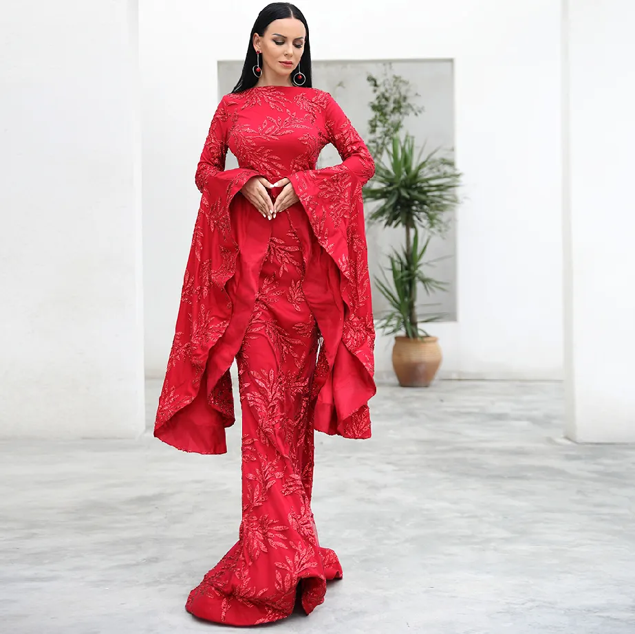 Women's Autumn O-Neck Glitter Dress