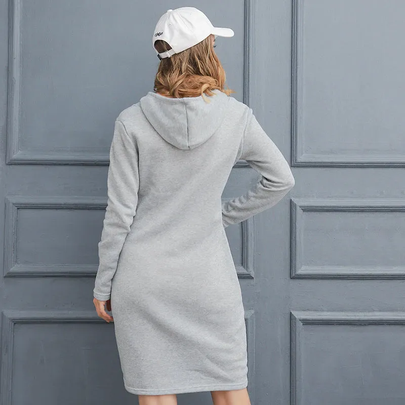 Women's Autumn/Winter Warm Long-Sleeved Dress