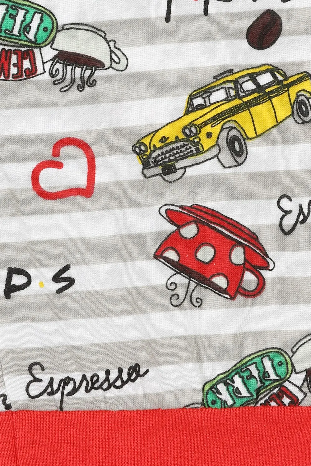 Women's Central Perk Cafe Friends 'But First Coffee' Long Pyjamas