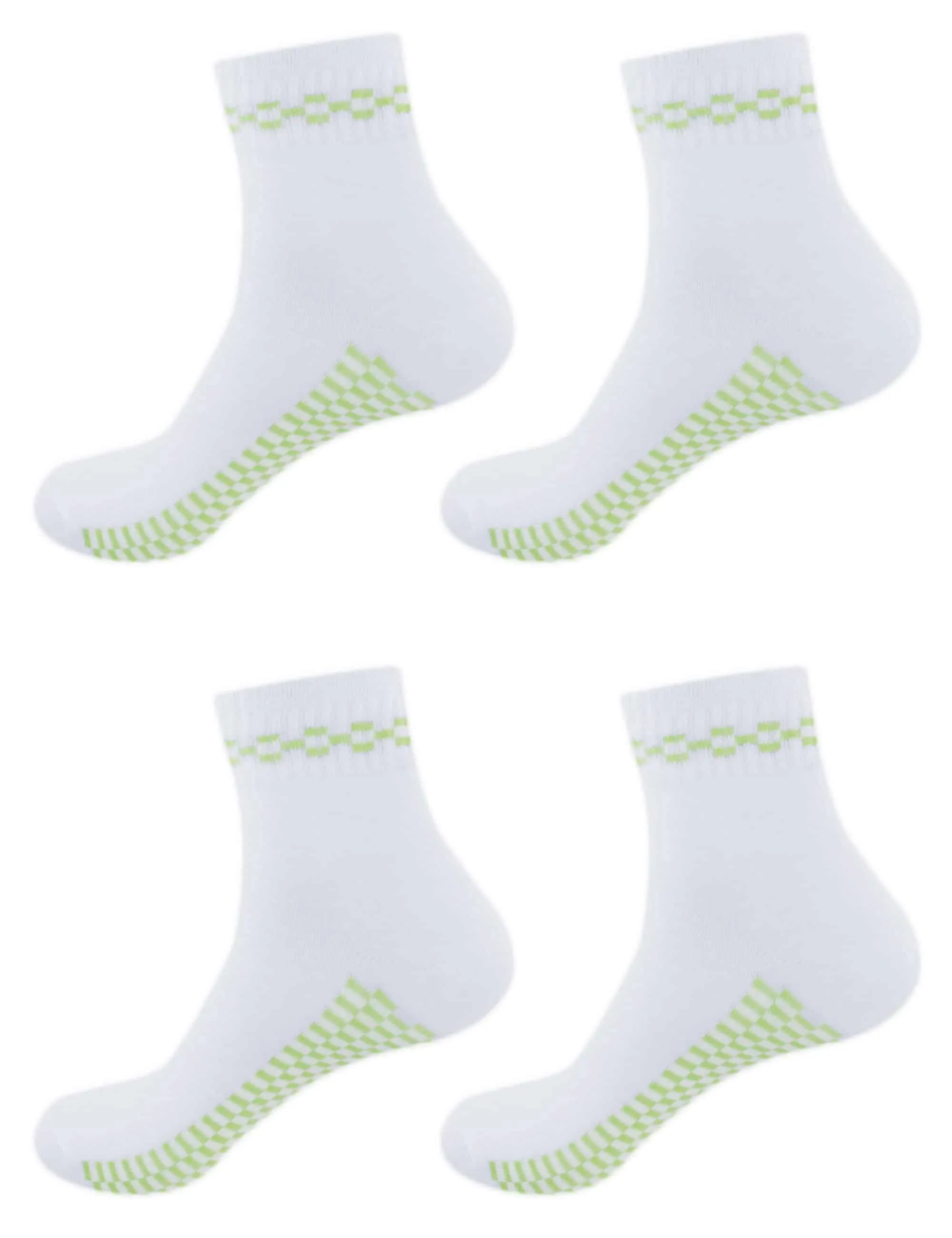 Women's Classic Retro Design Cotton Anklet Quarter Socks