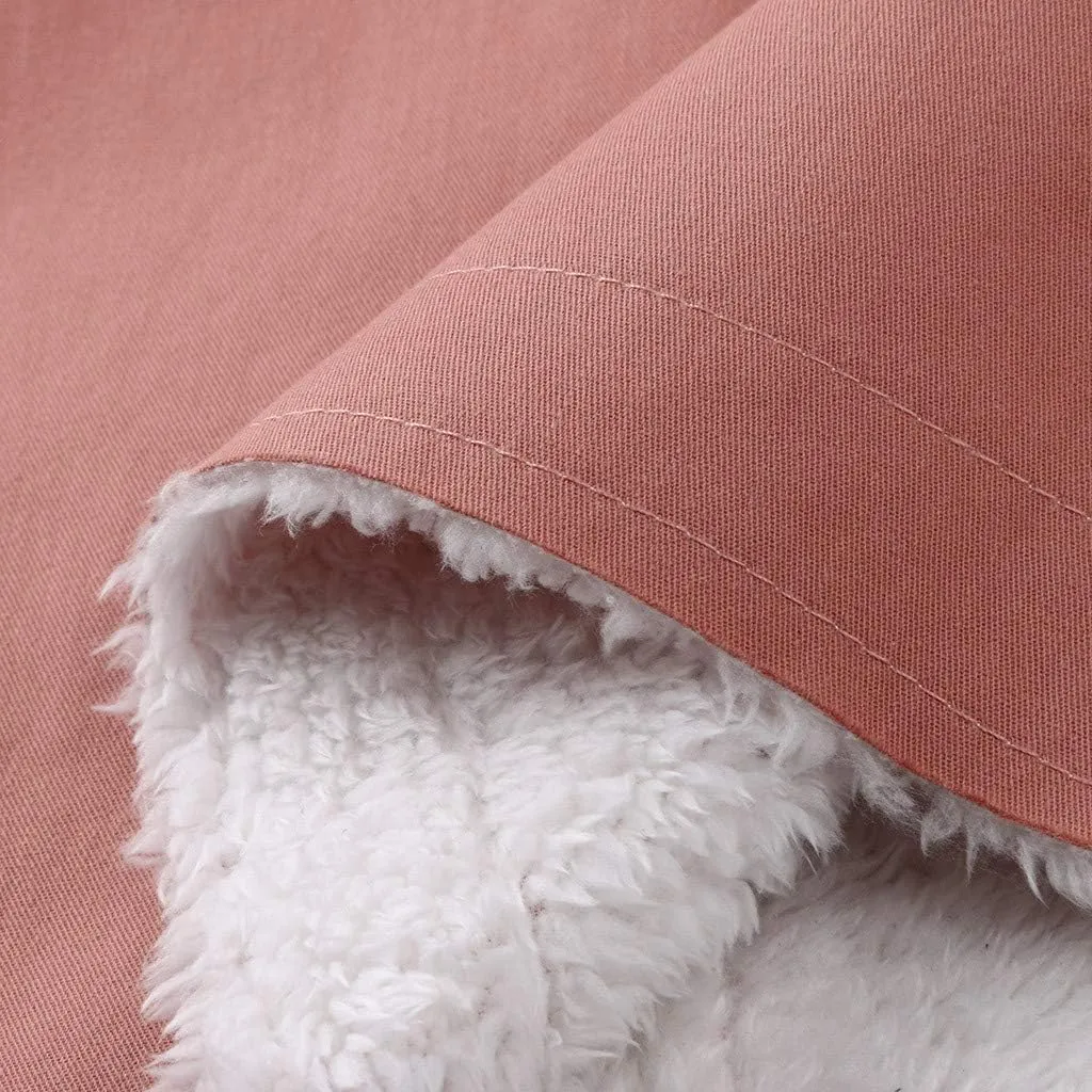 Women's Coat Casual Lapel Fleece Long Sleeved Jumper with Pockets The Drop Trench Coat Womens Warm Winter Coats for