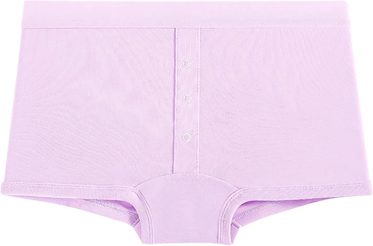 Womens Cotton Boyshort Underwear Seamless Boy Shorts Soft Stretch Boxer Briefs Breathable Underwear Soft Underpants
