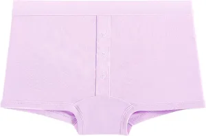 Womens Cotton Boyshort Underwear Seamless Boy Shorts Soft Stretch Boxer Briefs Breathable Underwear Soft Underpants