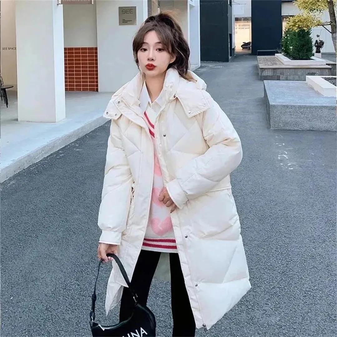 Womens Cotton Bread Clothes Winter Warm Jacket Down Cotton Coat Long Padded Puffer Parkas
