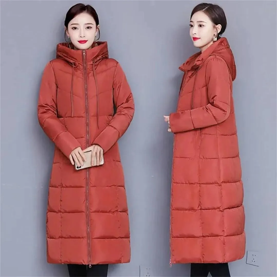 Women's Cotton Coat Winter Jacket Parkas Down Cotton Parka Coat Female Padded Puffer Coats Outwear