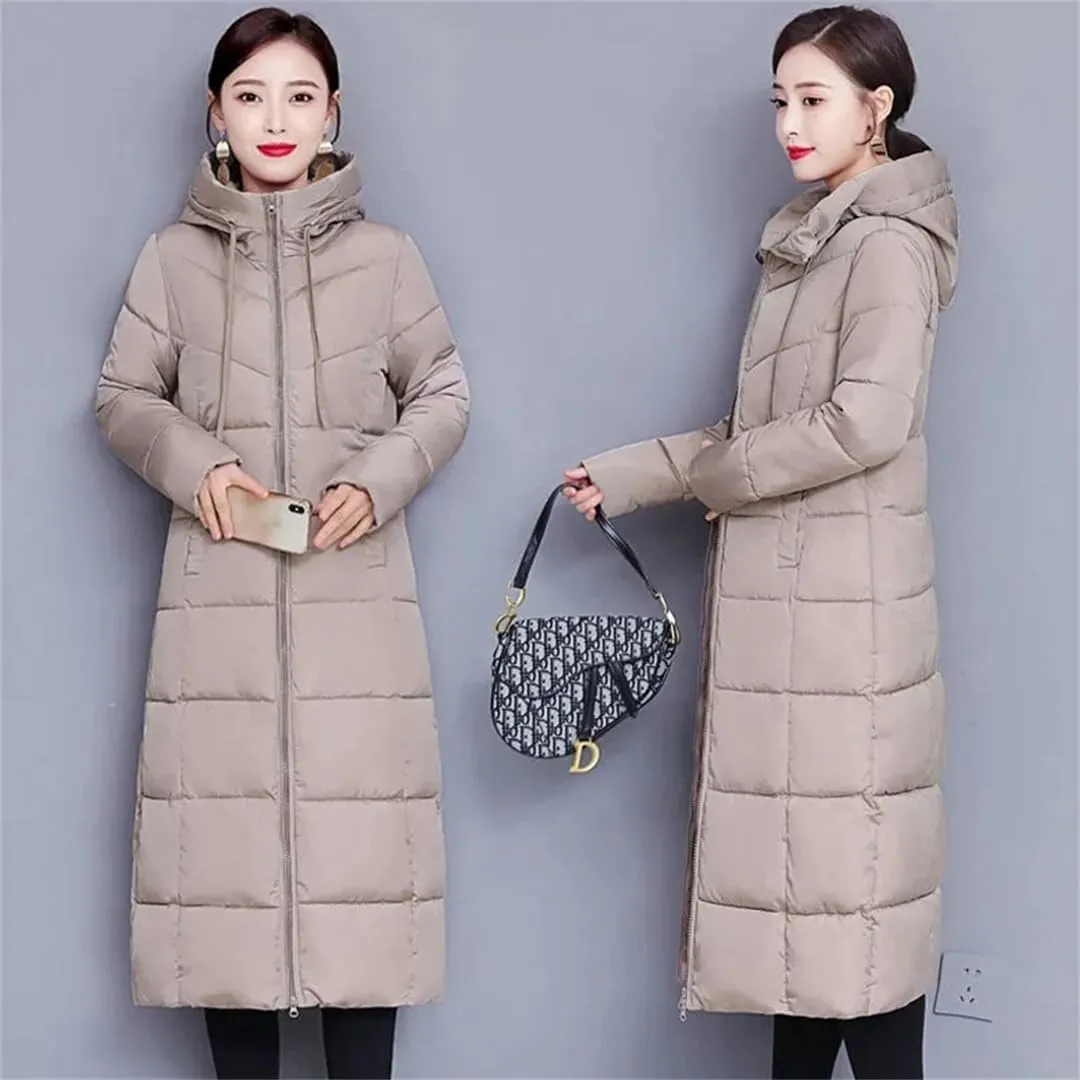 Women's Cotton Coat Winter Jacket Parkas Down Cotton Parka Coat Female Padded Puffer Coats Outwear