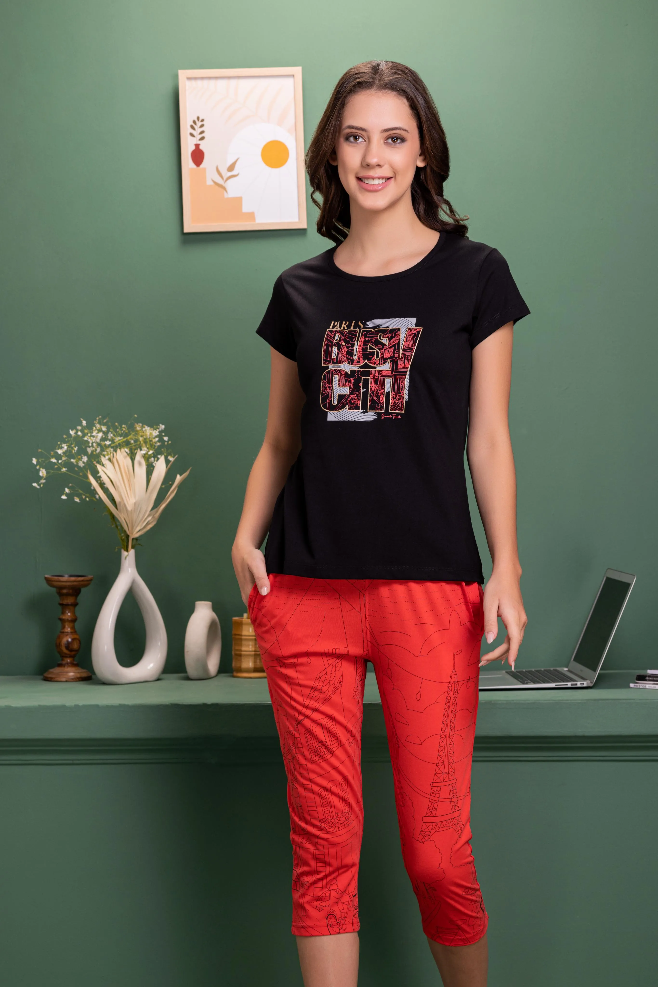 Women's Cotton Nightsuit