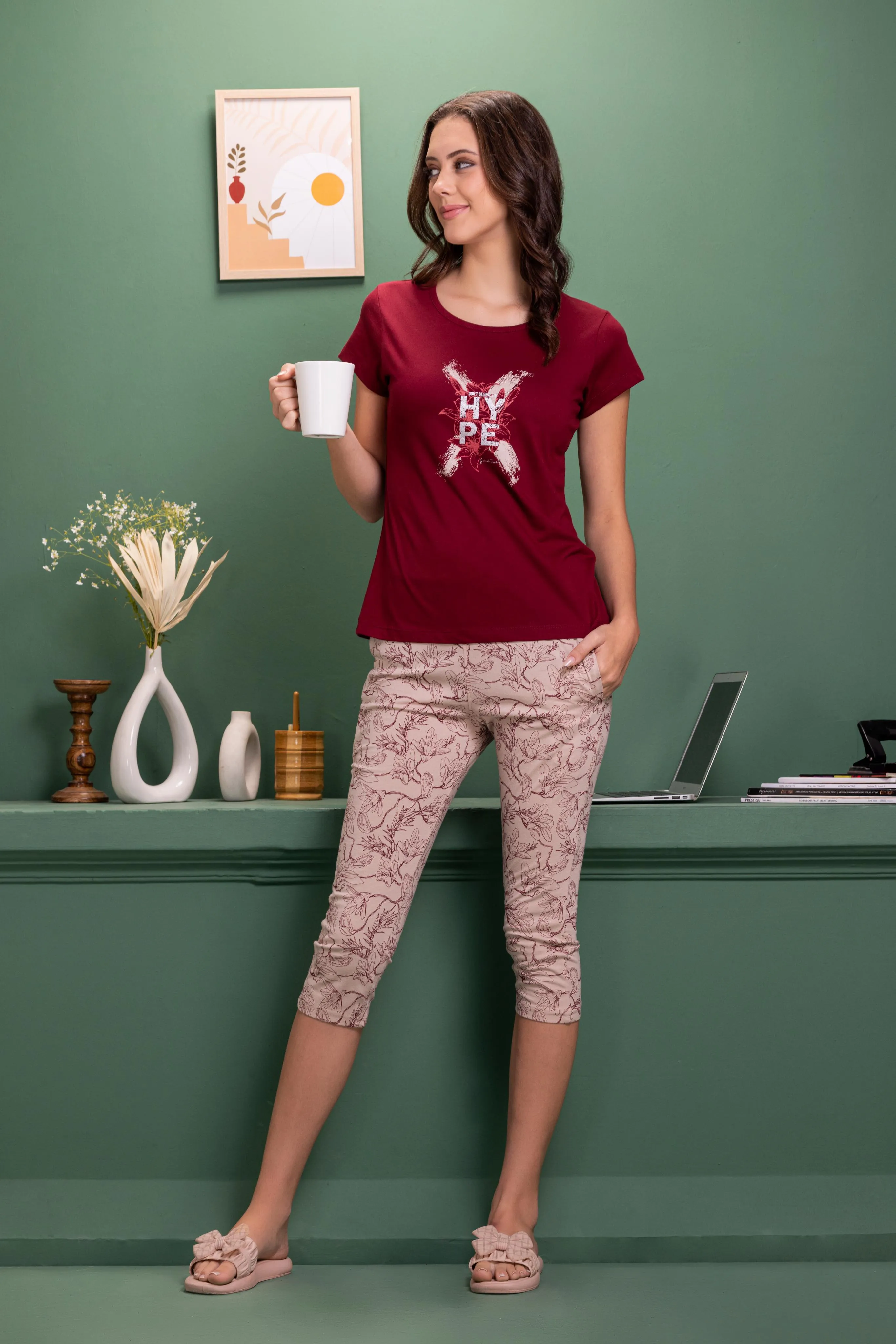 Women's Cotton Nightsuit