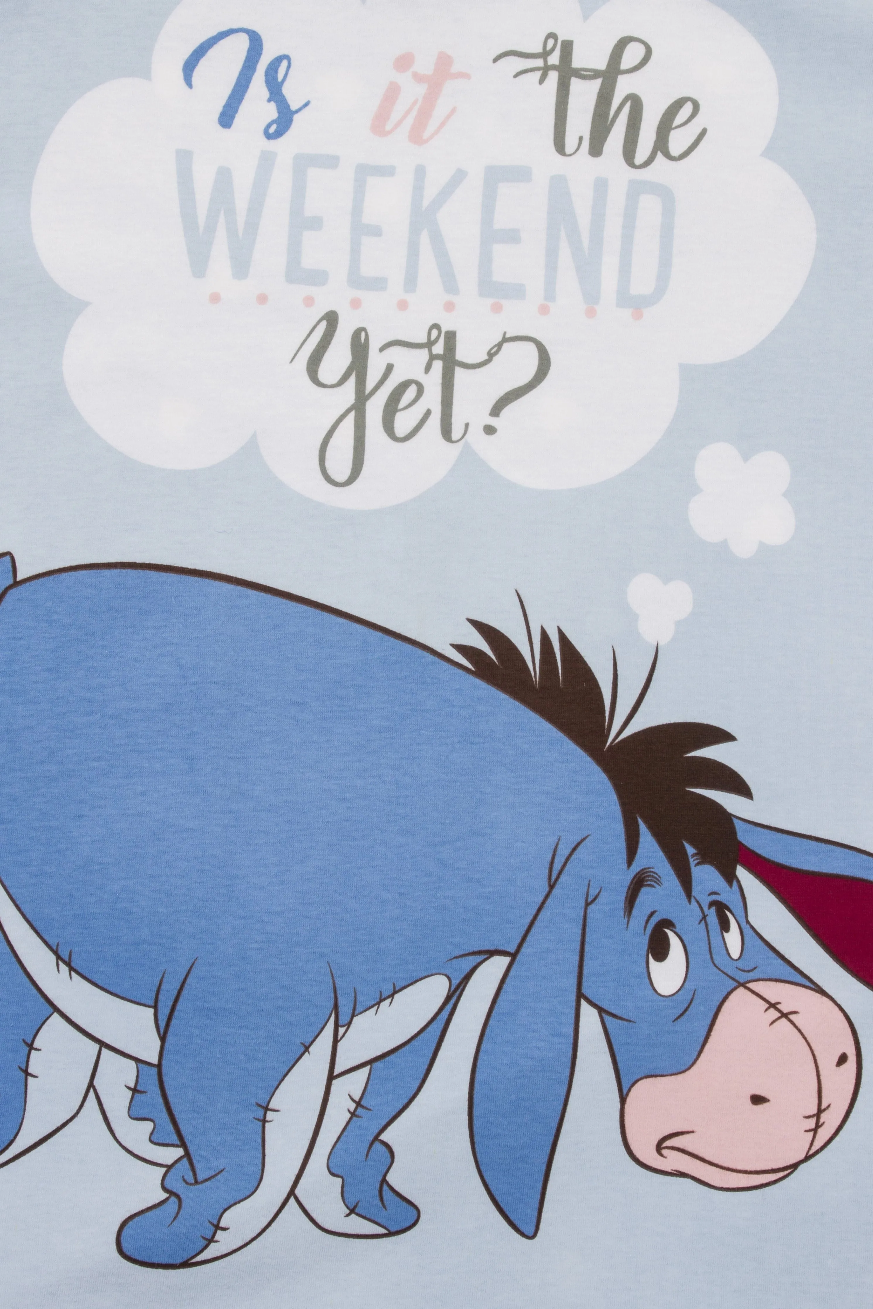 Women's Disney Eeyore 'Is It The Weekend Yet?' Short Pyjamas