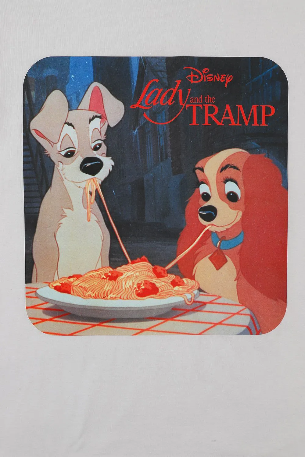 Women's Disney Lady and The Tramp Heart Long Pyjamas