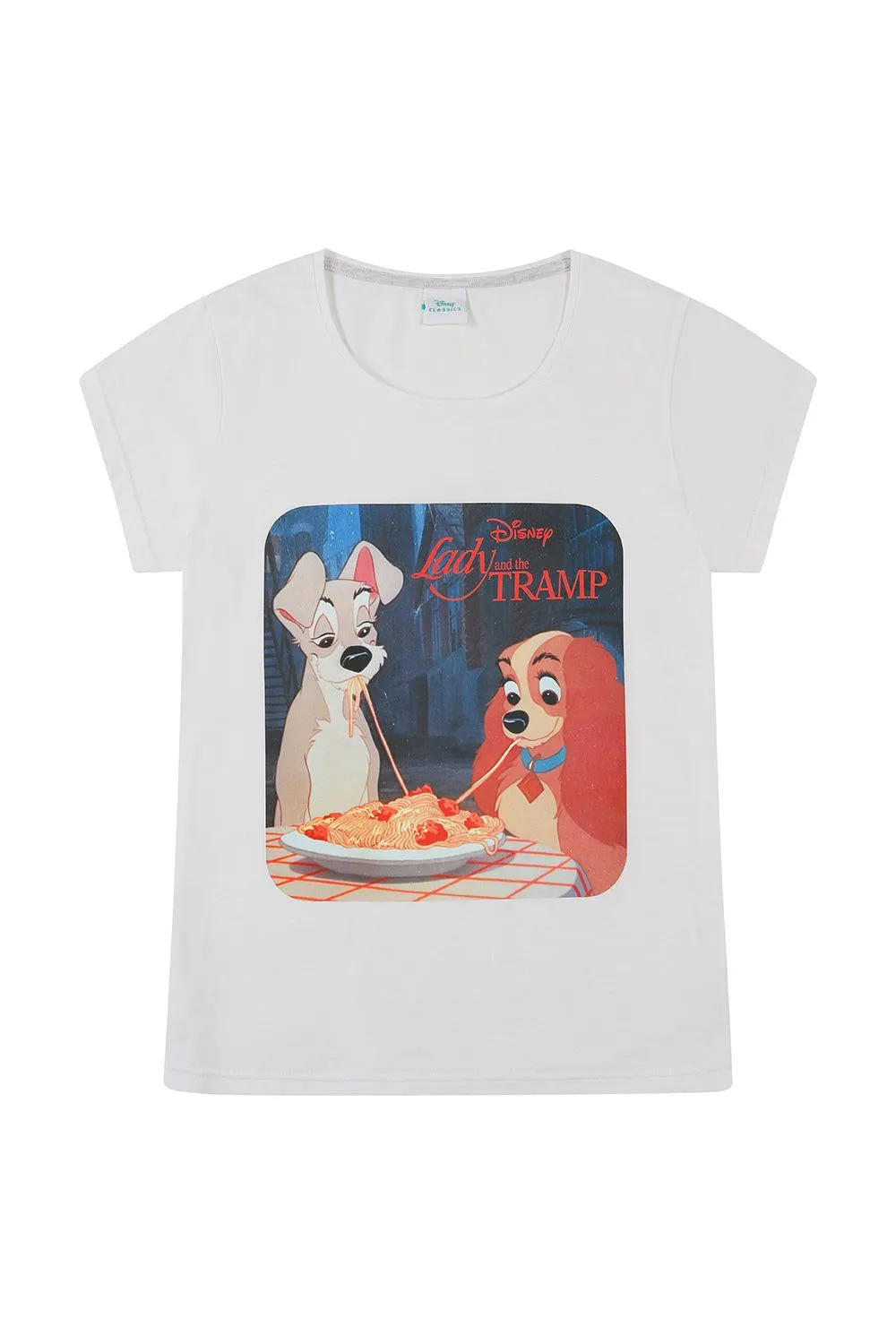 Women's Disney Lady and The Tramp Heart Long Pyjamas