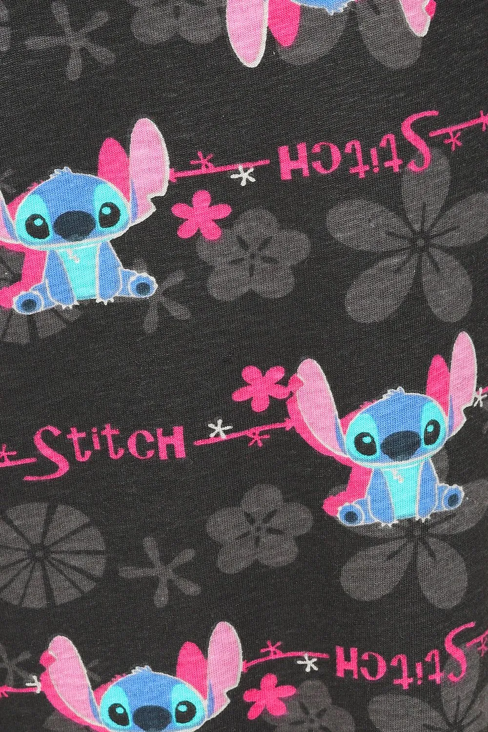 Womens Disney Lilo and Stitch 'I Hate Mornings' Long Pyjamas