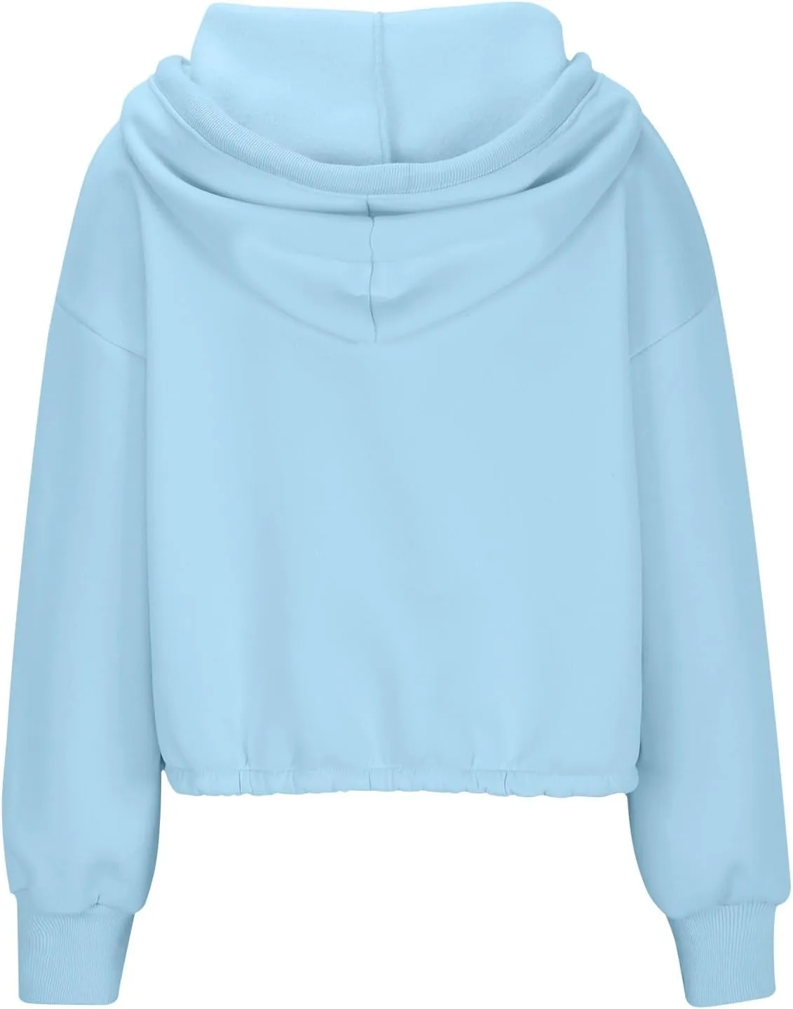 Womens Fall Fashion 2025 Half Zip Cropped Sweatshirt Long Sleeve Stand Collar Oversized Casual Y2k Pullover Top Shirt