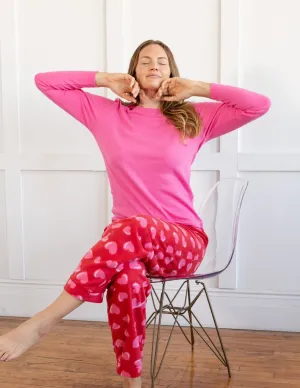 Women's Fleece Print Set