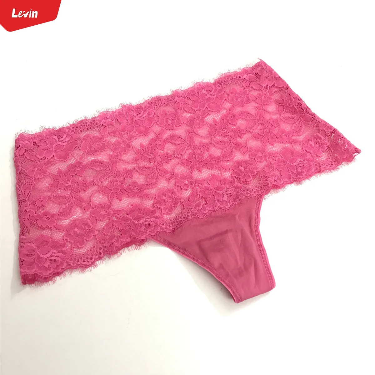 Women’s  High Waisted Lace Top Sexy Thongs