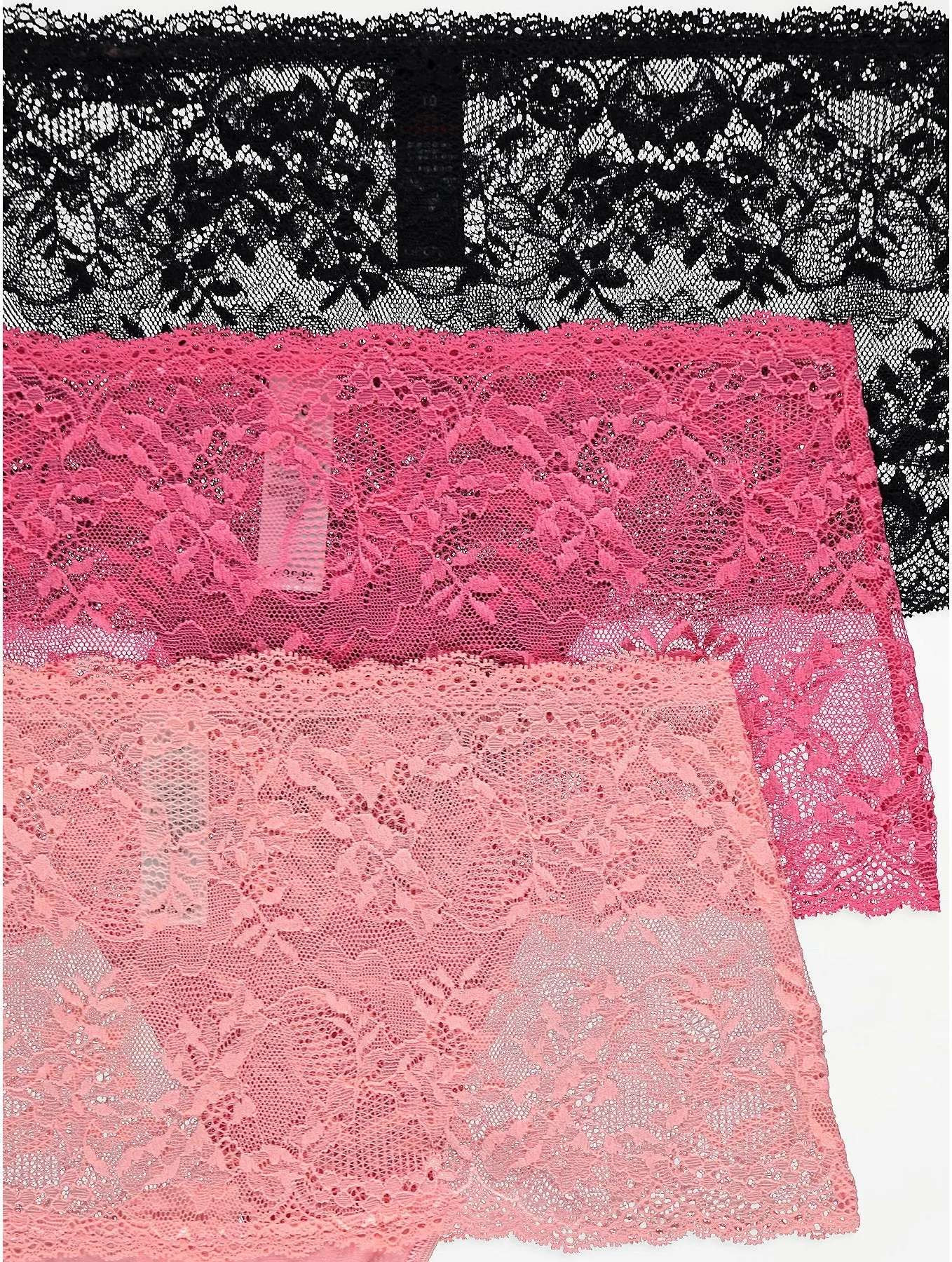Women’s  High Waisted Lace Top Sexy Thongs