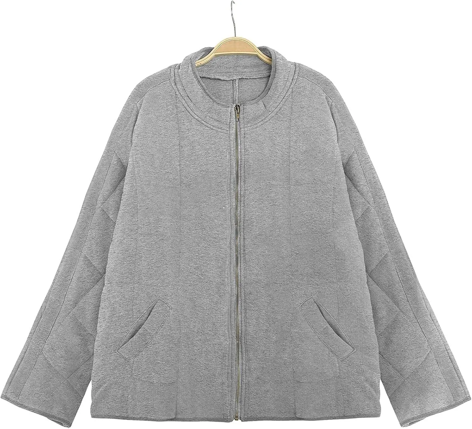 Womens Hooded Thickened Long Down Jacket Jacket Pocket Cotton Loose Jacket Heavyweight Long Length Puffer Parka