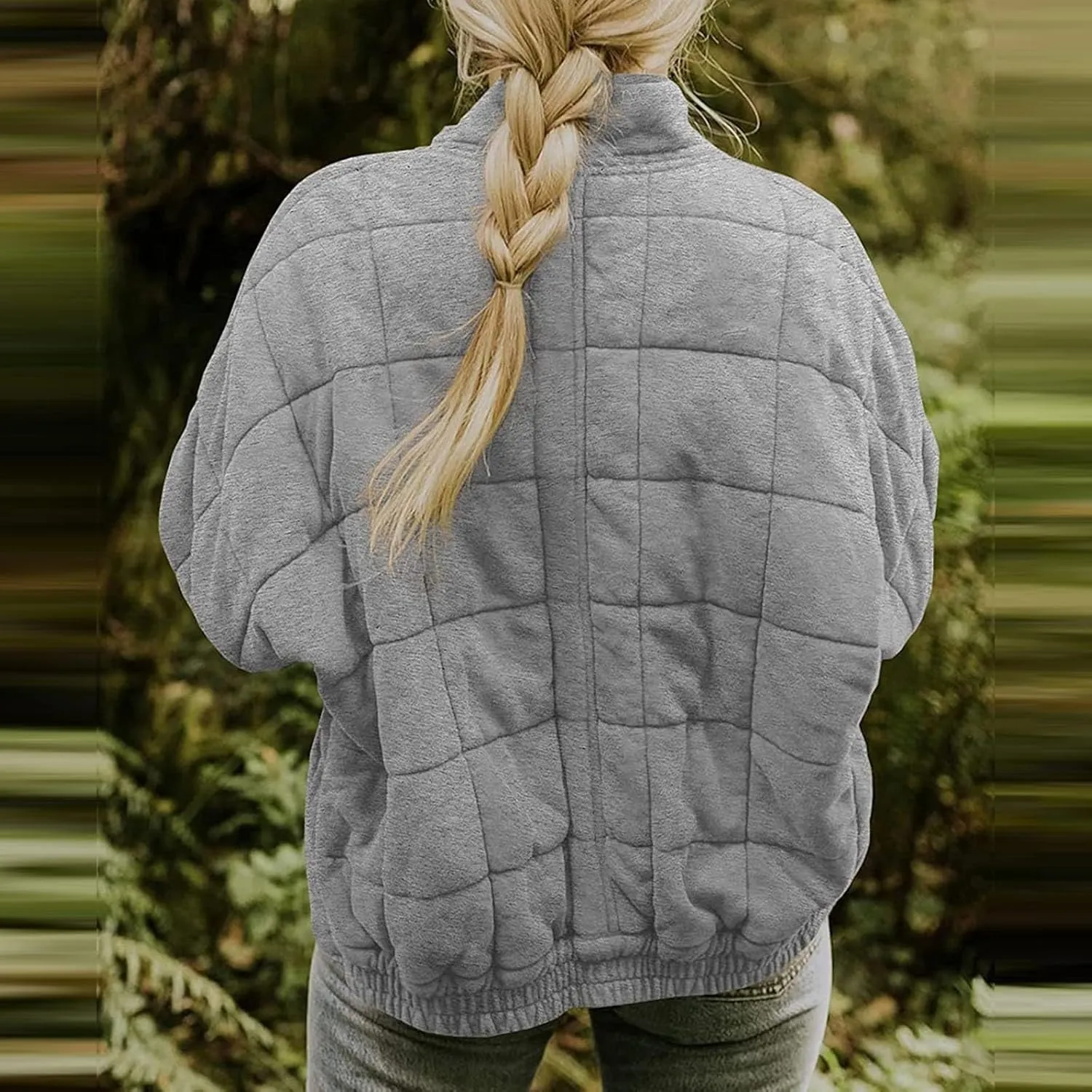 Womens Hooded Thickened Long Down Jacket Jacket Pocket Cotton Loose Jacket Heavyweight Long Length Puffer Parka