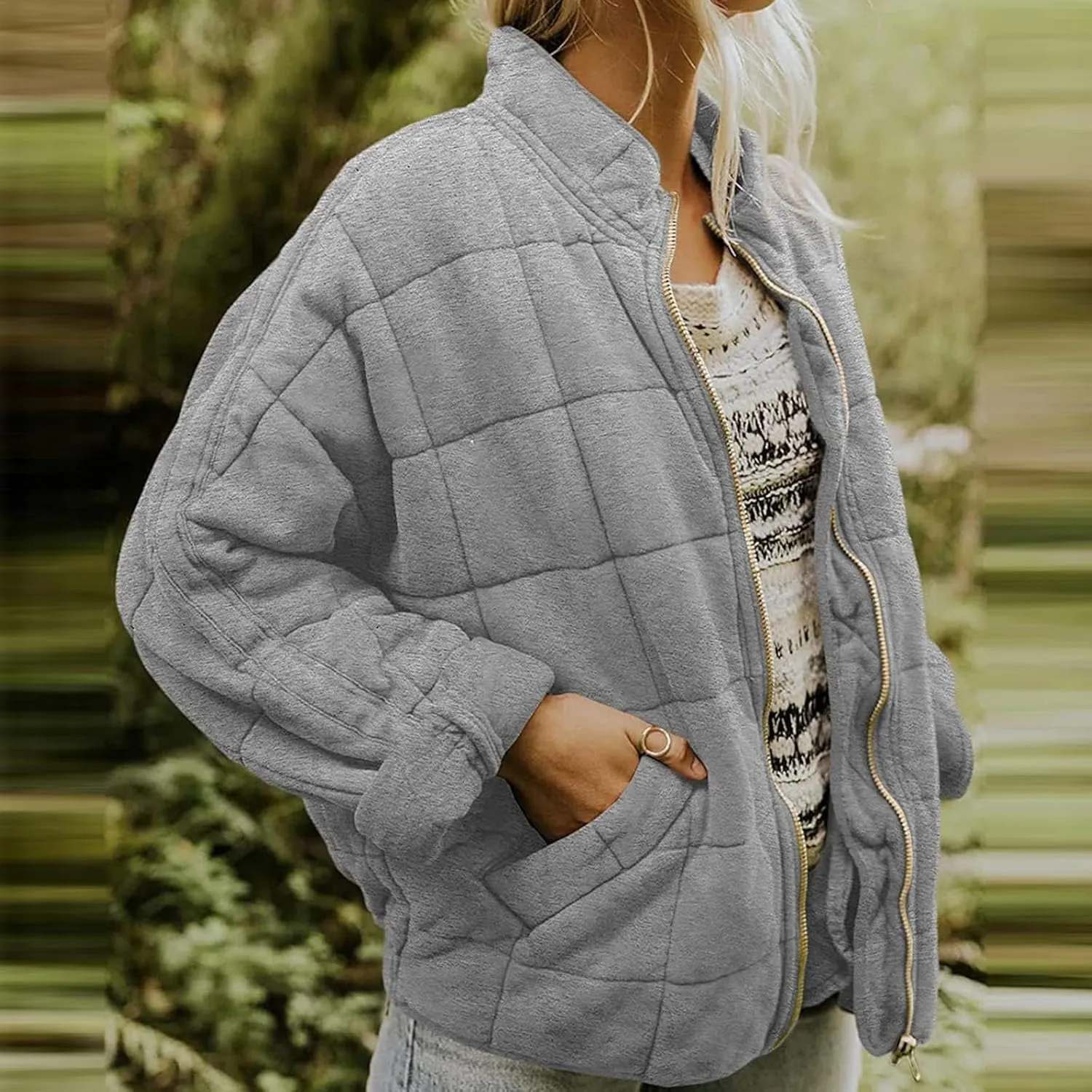 Womens Hooded Thickened Long Down Jacket Jacket Pocket Cotton Loose Jacket Heavyweight Long Length Puffer Parka