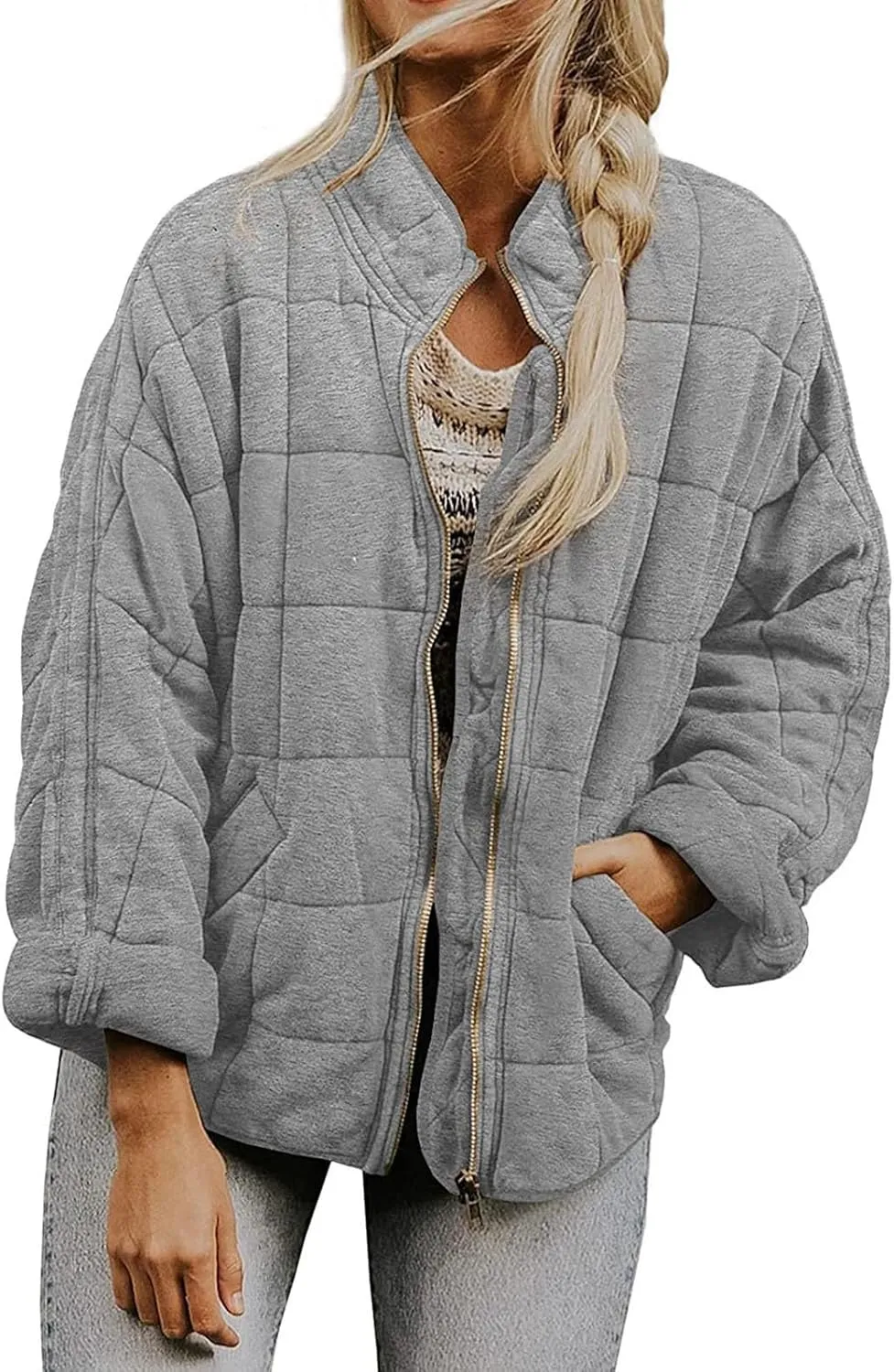 Womens Hooded Thickened Long Down Jacket Jacket Pocket Cotton Loose Jacket Heavyweight Long Length Puffer Parka