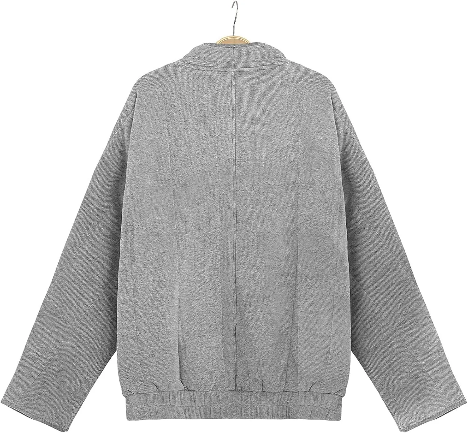Womens Hooded Thickened Long Down Jacket Jacket Pocket Cotton Loose Jacket Heavyweight Long Length Puffer Parka