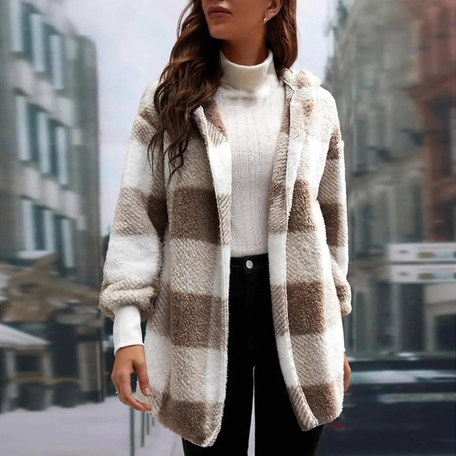Womens Jackets Dressy Casual Puffy Coats For Women Fleece Jacket Fleece Jacket