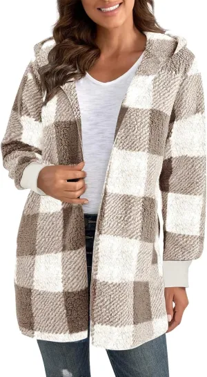 Womens Jackets Dressy Casual Puffy Coats For Women Fleece Jacket Fleece Jacket