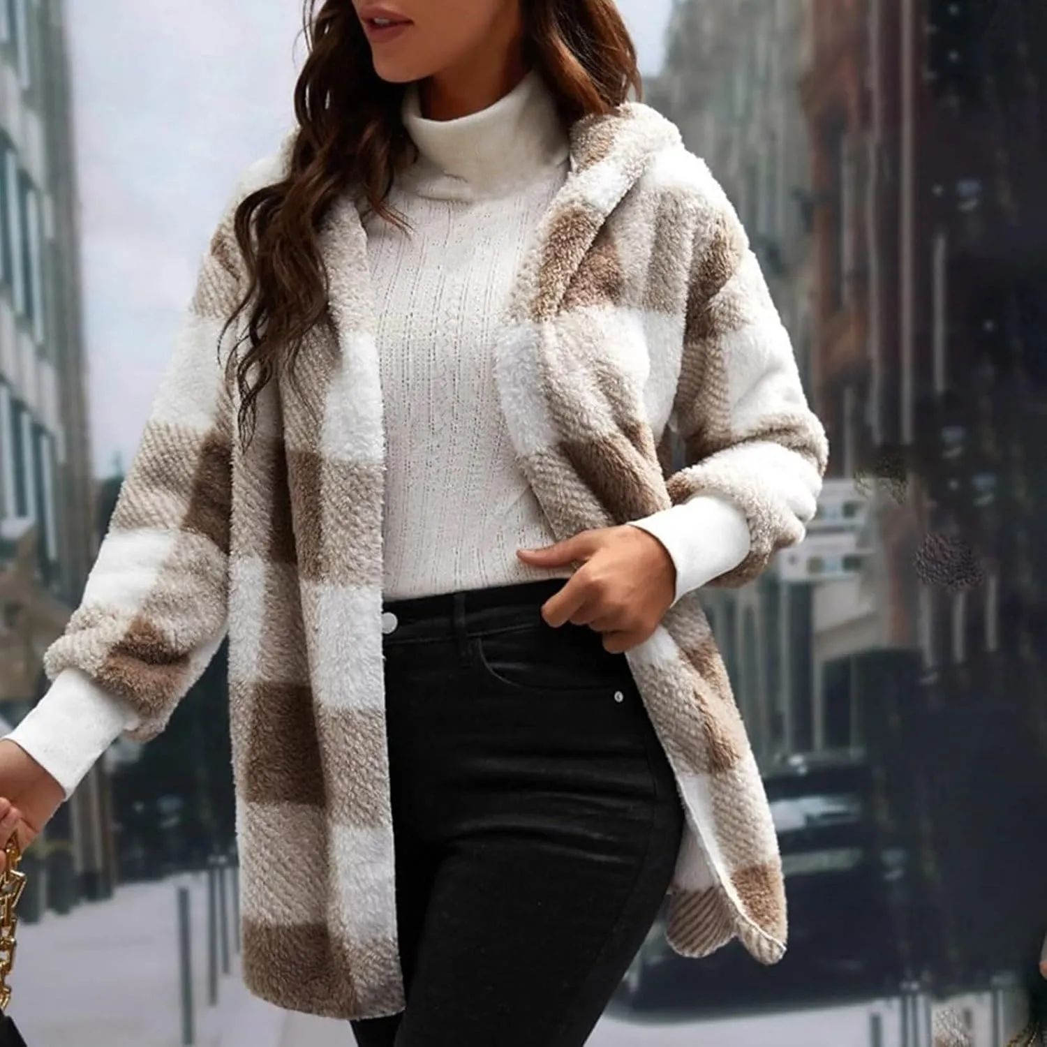 Womens Jackets Dressy Casual Puffy Coats For Women Fleece Jacket Fleece Jacket
