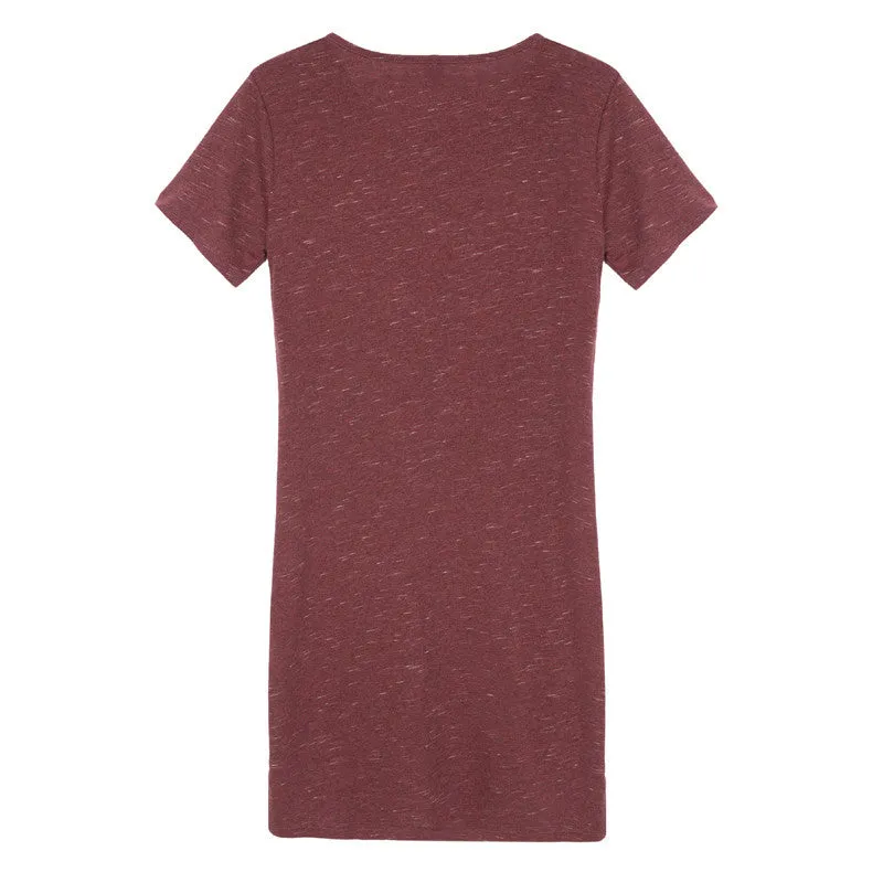 Women's Long Of Cotton O-Neck T-Shirt