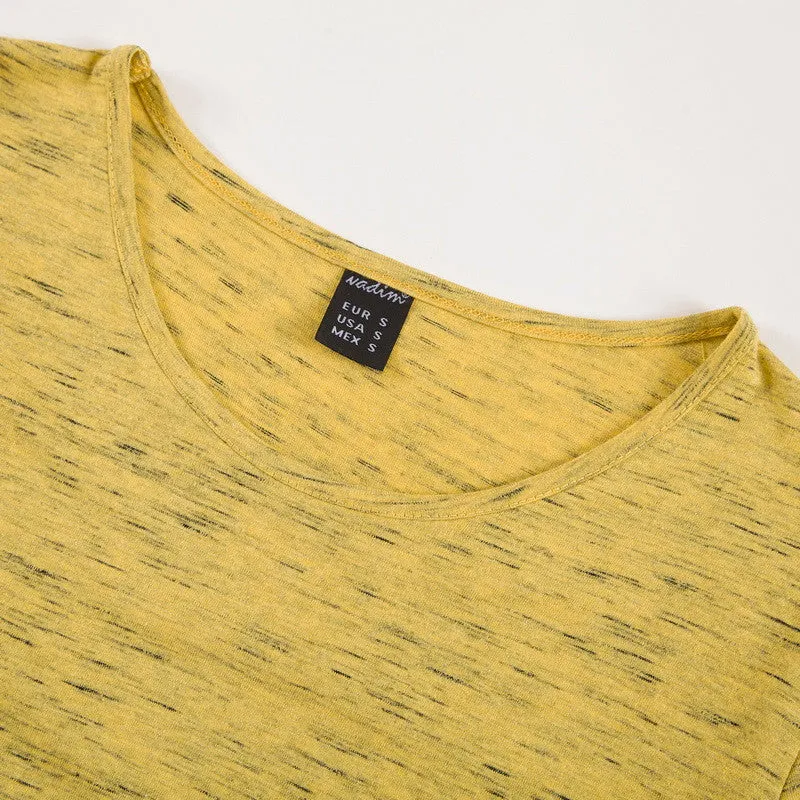 Women's Long Of Cotton O-Neck T-Shirt