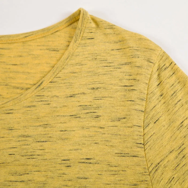 Women's Long Of Cotton O-Neck T-Shirt