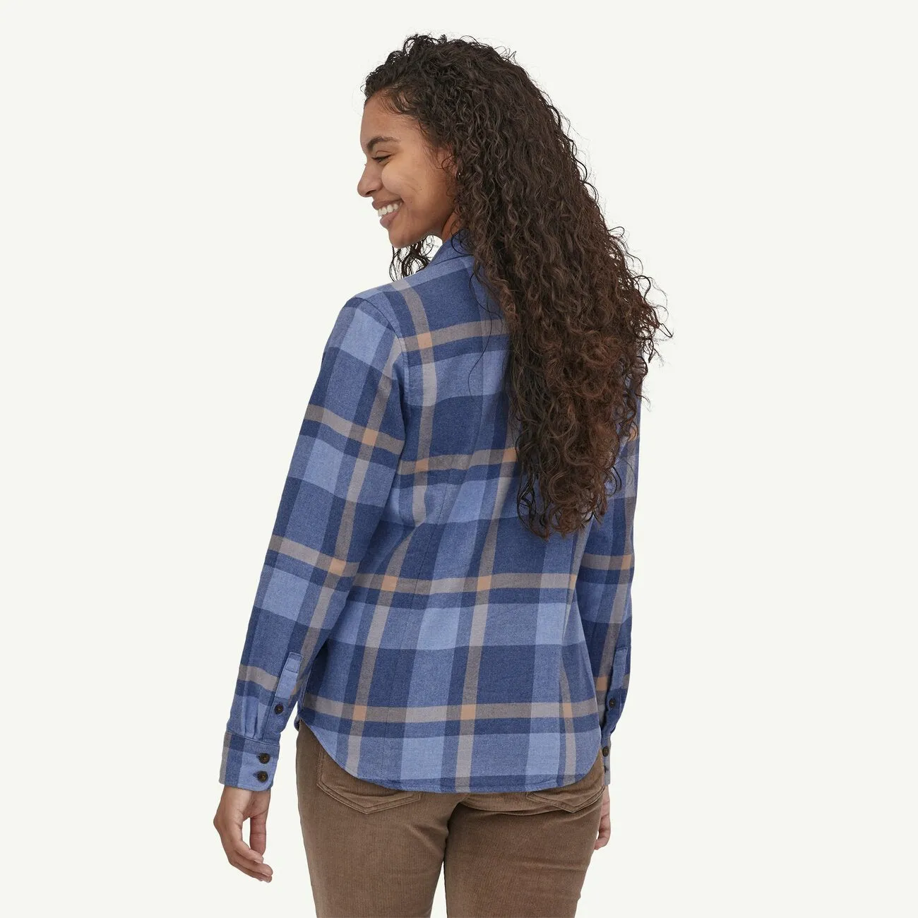 Women's Long-Sleeved Organic Cotton Midweight Fjord Flannel Shirt