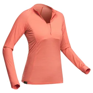 Women’s Long-Sleeved T-shirt - Tropic 900 Coral