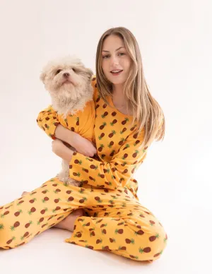 Women's Loose Fit Pineapple Pajamas