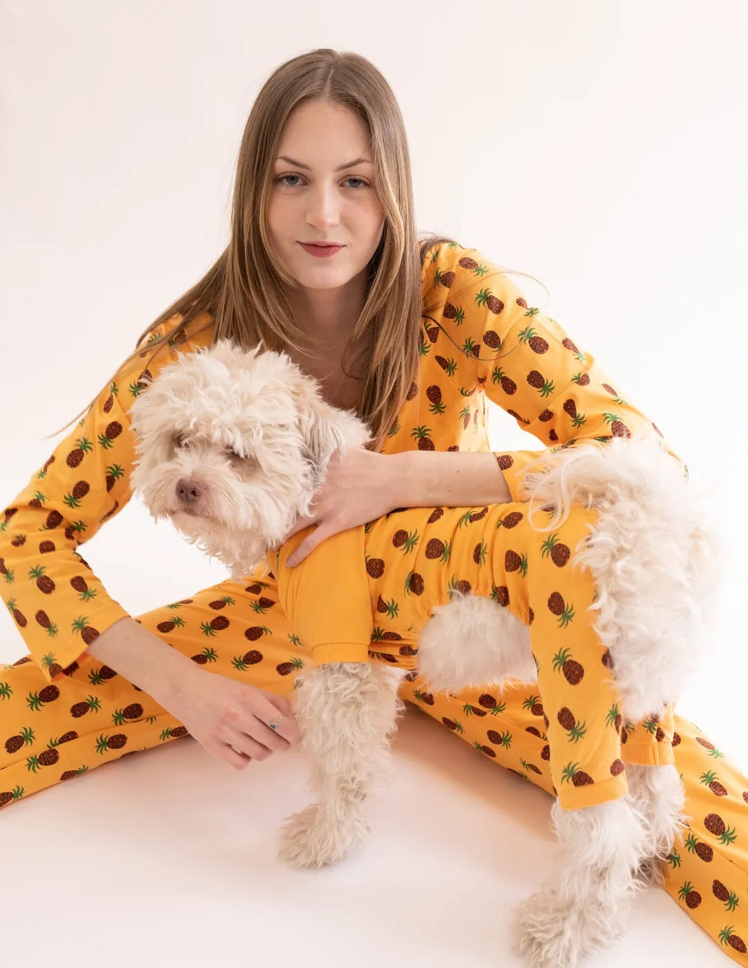 Women's Loose Fit Pineapple Pajamas
