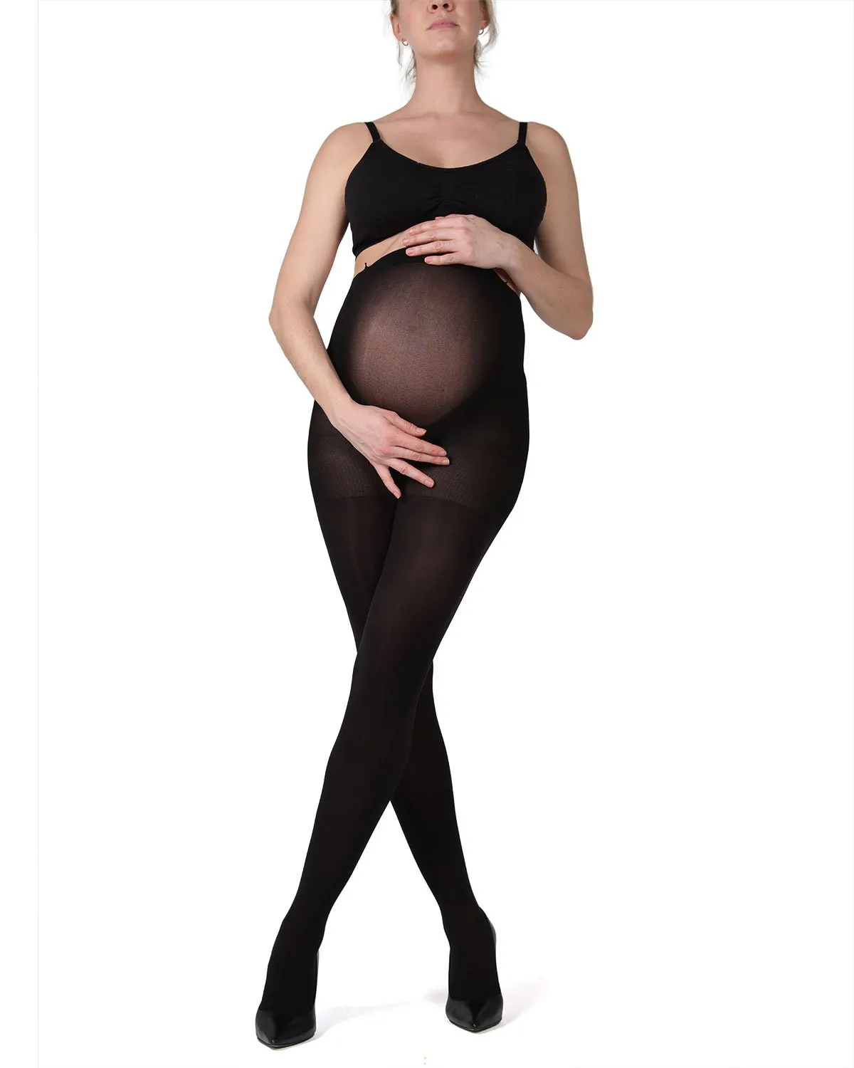 Women's Maternity 90 Denier Opaque Shaper Tights