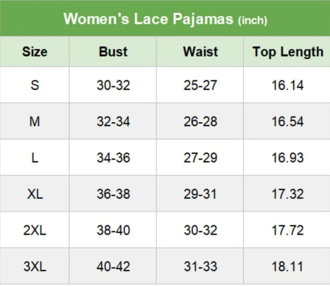 Women's Pajama Set, Skull Rebel 2 Piece Sleepwear Lingerie Outfit