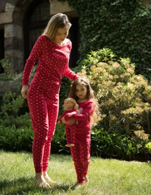 Women's Pink Hearts Pajamas