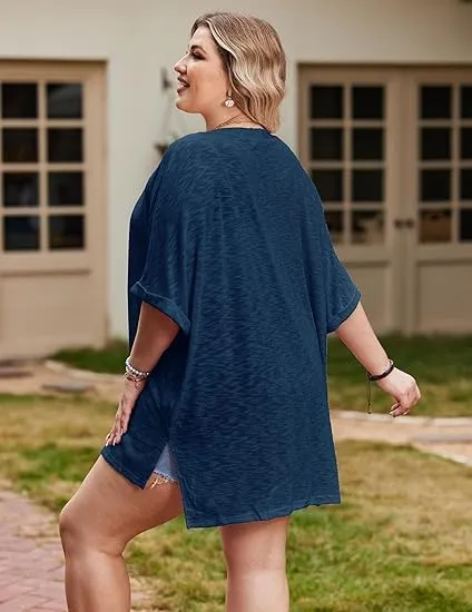 Womens Plus Size Lightweight Cardigan