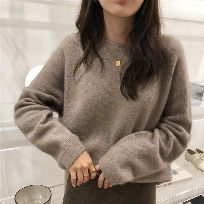 Women's Plush Pure Wool Sweater
