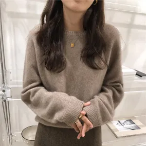 Women's Plush Pure Wool Sweater